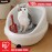 Open Top Pet Litter Tray (White) NE3500H